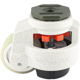 Leveling Casters | FootMaster GD-100S-UW | 16mm Stem Mount with 3" Poly Wheel & 1,650 Lb Capacity