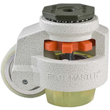 Leveling Casters | FootMaster GD-100S-U | 16mm Stem Mount with 3" Poly Wheel, Poly Pad & 1,650 Lb Capacity