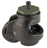 Leveling Casters | FootMaster GD-120S-BLK with Threaded Stem