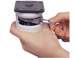 Leveling Caster | FootMaster GDR-60S-BLK-1/2 with Ratchet Adjustment
