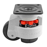 Leveling Casters | FootMaster GD-100F | Top Plate Mount with 3" Wheel & 1,650 Lb Capacity