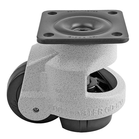 Leveling Casters | FootMaster GD-120F | Top Plate Mount with 3" Wheel & 2,200 Lb Capacity