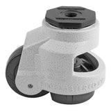 Leveling Casters | FootMaster GD-120S | 16mm Stem Mount with 3" Wheel & 2,200 Lb Capacity