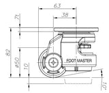 FootMaster SGDN-60F Drawing - Side