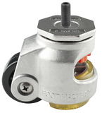 Stainless Steel Leveling Caster with Treaded Stem